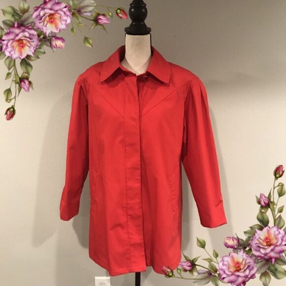Clearance!!! Vintage Saxton Hall red button down jacket - Picture 1 of 13